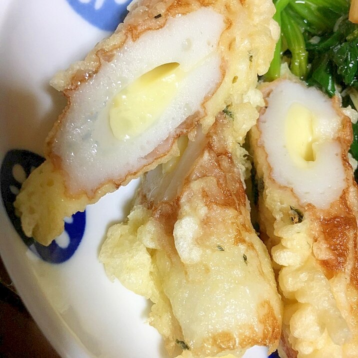 味付け海苔でチーズ入りちくわの磯部揚げ レシピ 作り方 By Toku Jiro 0707 楽天レシピ